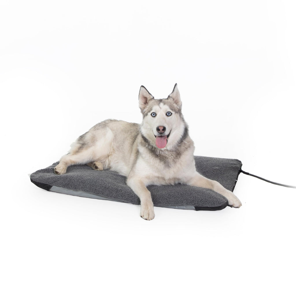 Orthopedic Heated Dog Bed – Outdoor Warming Bed for Large Dogs