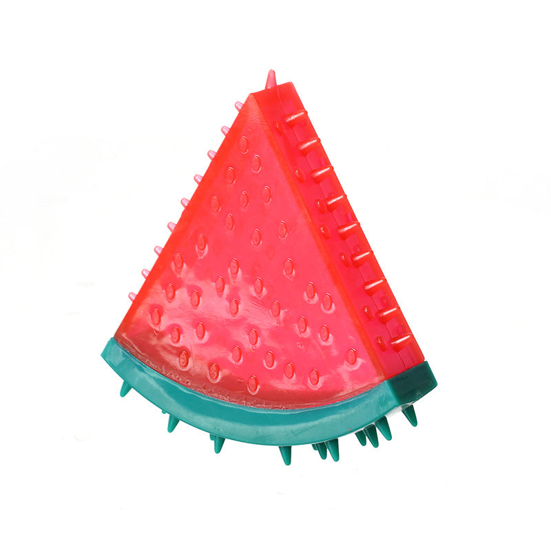 Fruit Plush Pet Chew Toy – Squeaky Pineapple & Lemon Dog Toy