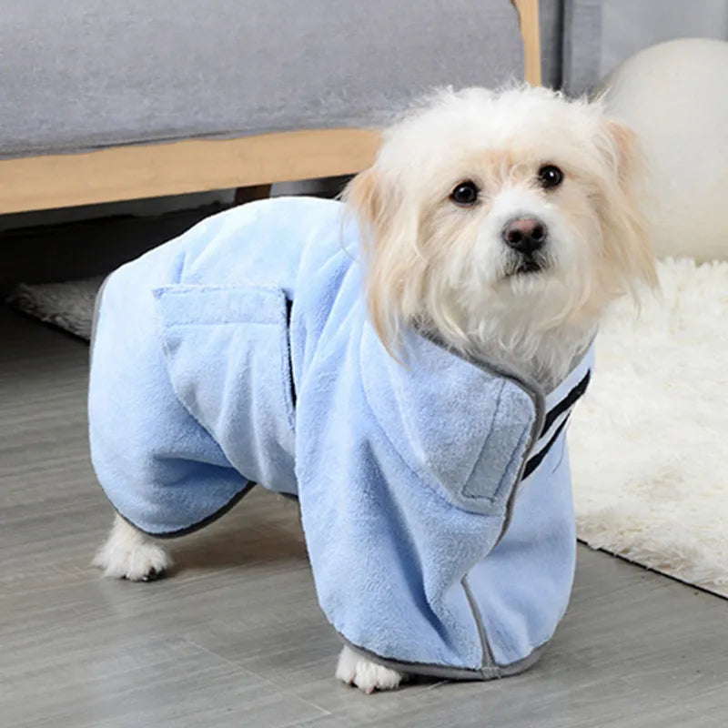 Pet Drying Towel Robe – Fast Absorbent Bathrobe for Dogs & Cats